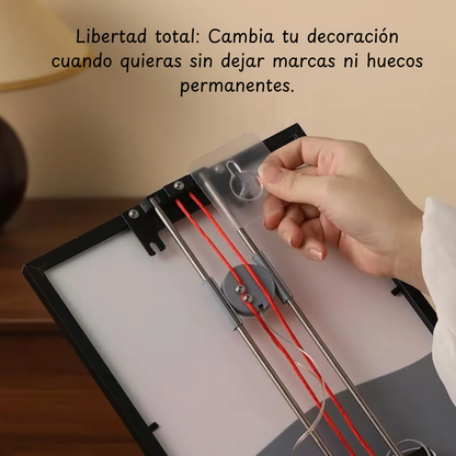 GetSenzora-Luz de Atardecer - Cuadro LED Recargable de Pared con Encendido tactil y Diseño Inalámbrico Estético